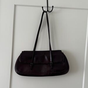 Kenneth Cole New York Deep Brown Shoulder Bag